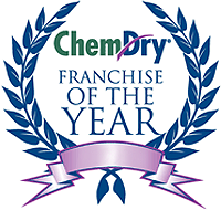 Franchise of the year logo for carpet cleaning