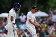 Nandre Burger took seven wickets on his Test debut against India in Centurion