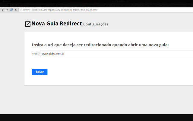 Nova Guia Redirect chrome extension