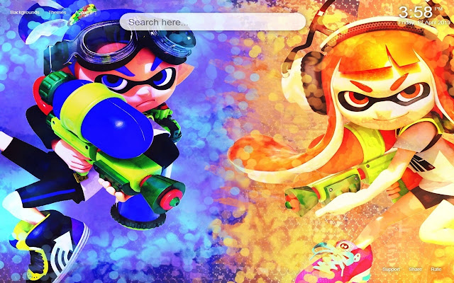 スプラトゥーン2の壁紙new Tab