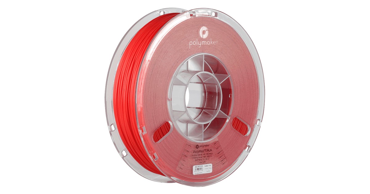 PolyMaker PolyMax PLA Red - 2.85mm (0.75kg)