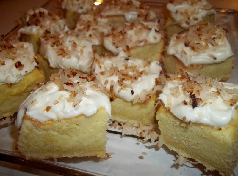 Coconut Topped / Cream Cheese Sheet Cake