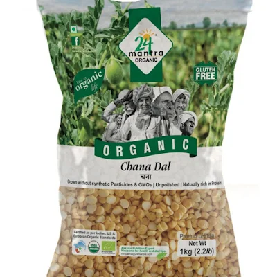 24 Mantra Organic Dal - Chana Dal - 500 g