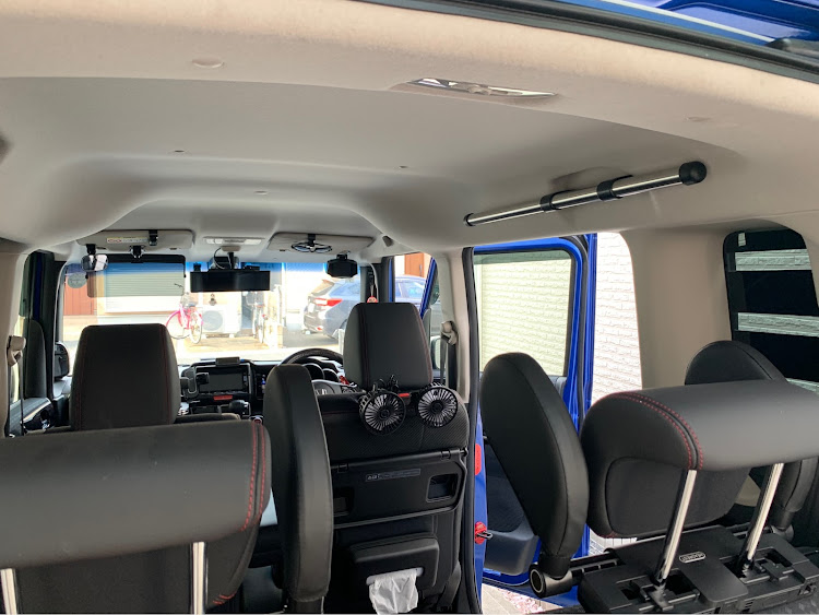 Nボックスカスタムのがんばれ☆JF1・サイドバー取り付け・ハンガーバー取り付けに関するカスタム事例の投稿画像8枚目