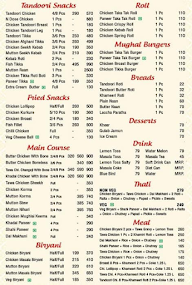 Nazeer Foods menu 1