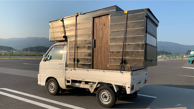 サンバーディアスワゴンの元湯夏油・道の駅高田松原・祈りの帆・DIY軽トラ・車旅に関するカスタム事例の投稿画像15枚目