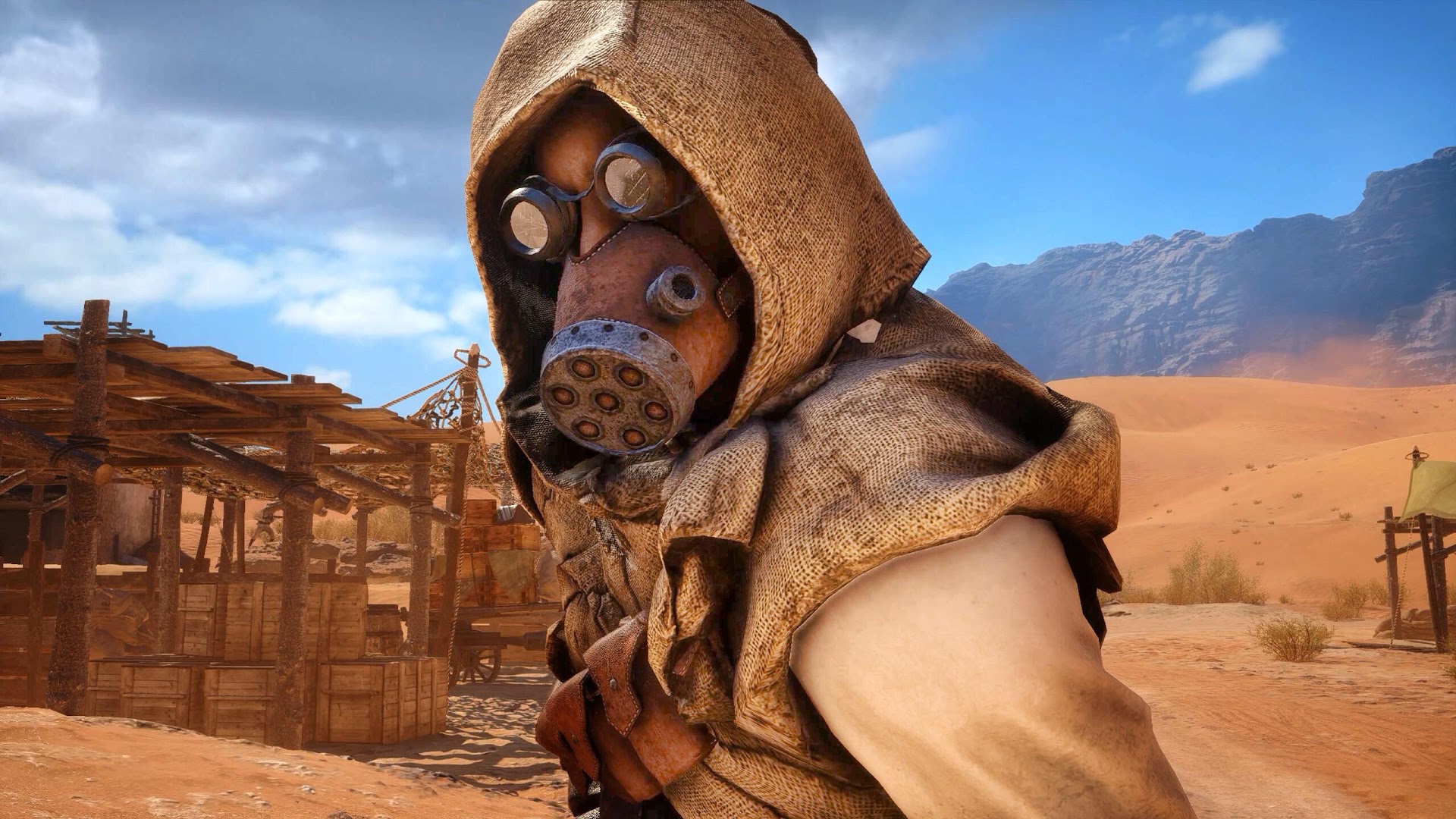 Продолжение игр с конусами или Маска Tank Hunter из Battlefield 1