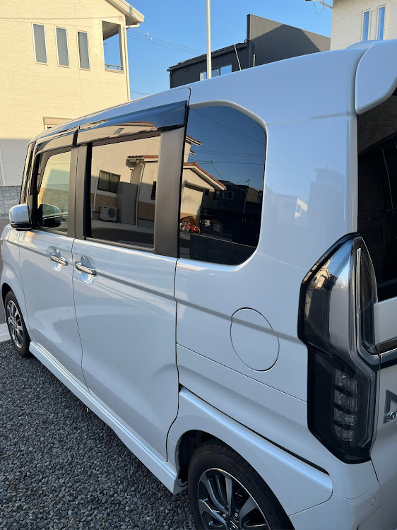 Nボックスカスタムの春の交通安全週間・洗車・4月も宜しくお願いします🌸に関するカスタム事例の投稿画像3枚目