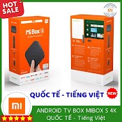 Android Tivi Box Xiaomi Mibox S - 4K Quốc Tế