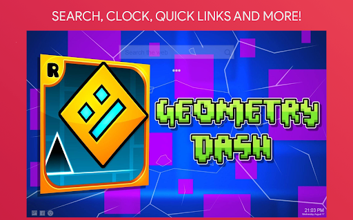 Geometry Dash Wallpaper HD Custom New Tab