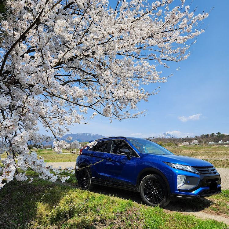 エクリプスクロスの会津若松 熊野神社の🌸・サクラと愛車・桜を求めて・撮り溜め放出中・コーヒーもブラックエディション😁に関するカスタム事例の投稿画像2枚目