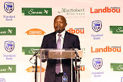 Deputy President David Mabuza addressing the land reform summit at Zwartkloof Game Reserve in Bela Bela, Limpopo on August 23 2018.