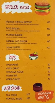 Burger Hut menu 2