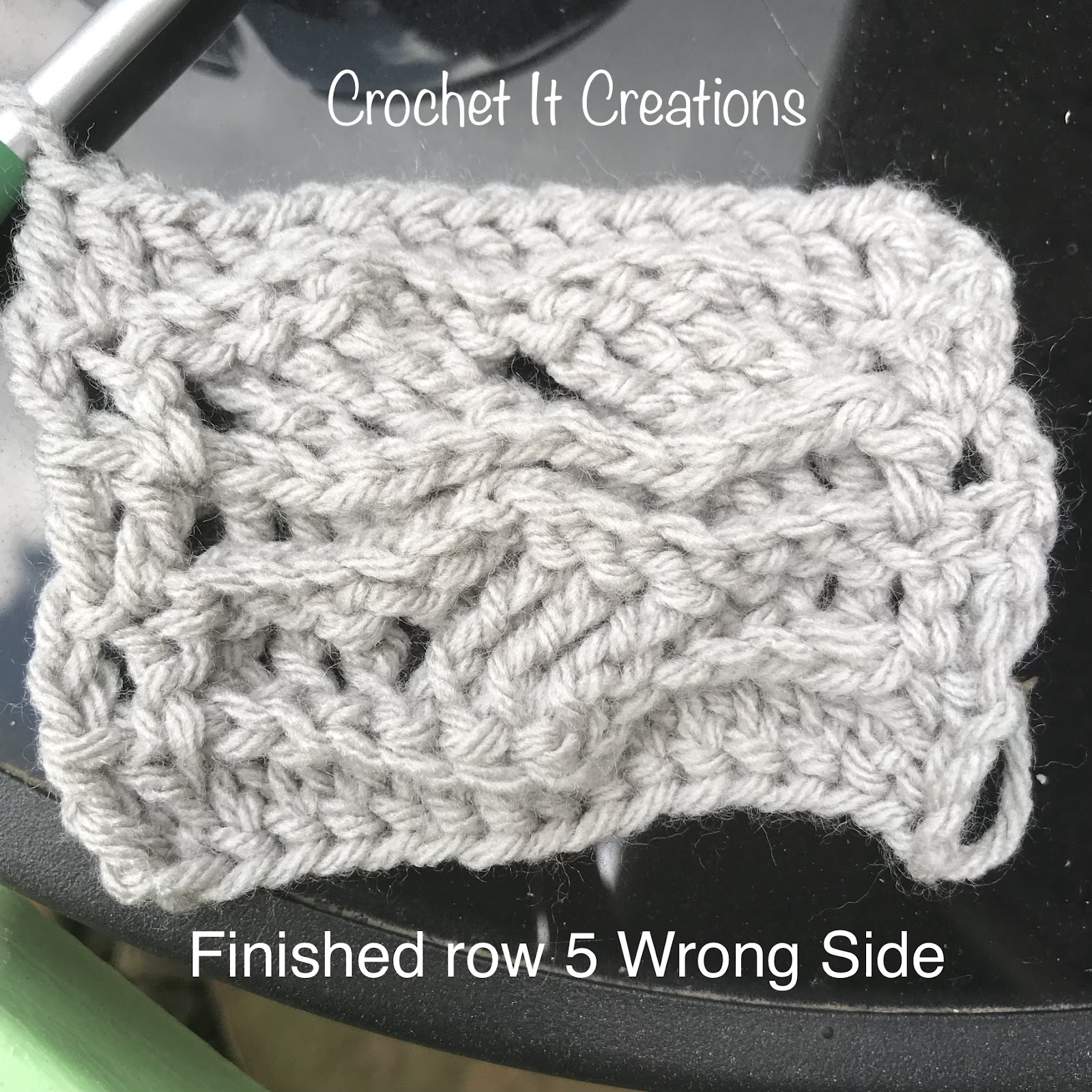 Row 5 Braided Cable Ear Warmer