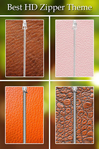 Leather Zipper Lock