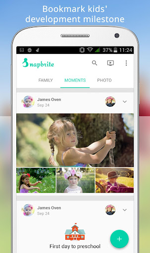 Snapbrite - Kid photo timeline