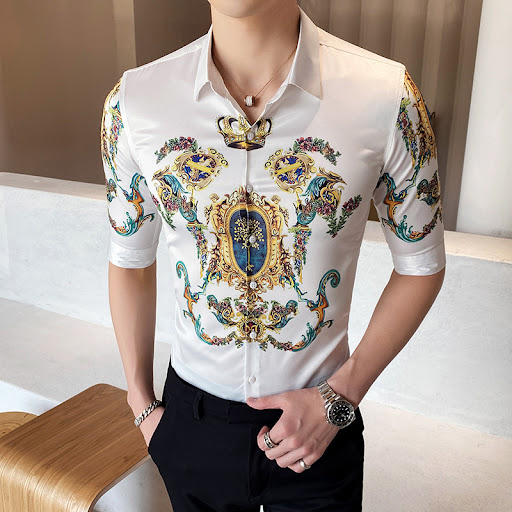 Title 5, British Style MenS Sleeve Shirt European And A...