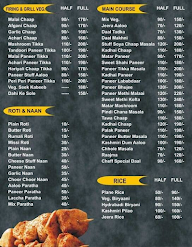 Barbeque And Grills menu 1