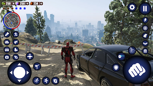 Screenshot Miami Rope Hero Spider Game 2