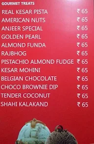 Vadilal Ice Cream menu 1