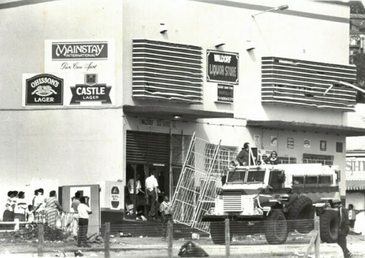 Many businesses were looted or destroyed during the riots that raged for days