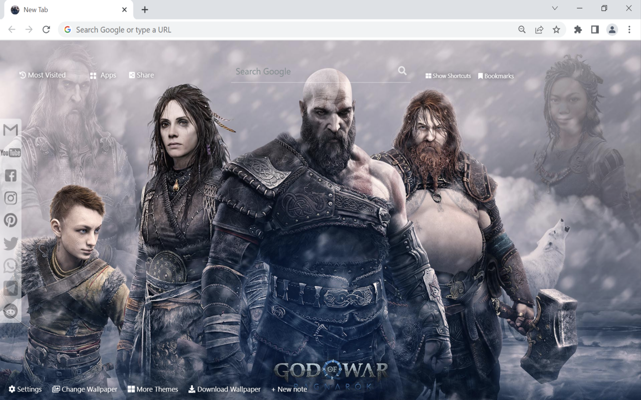 God of War Ragnarok Wallpaper Preview image 3