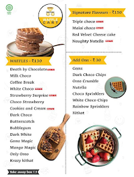 Waffle Cart menu 2