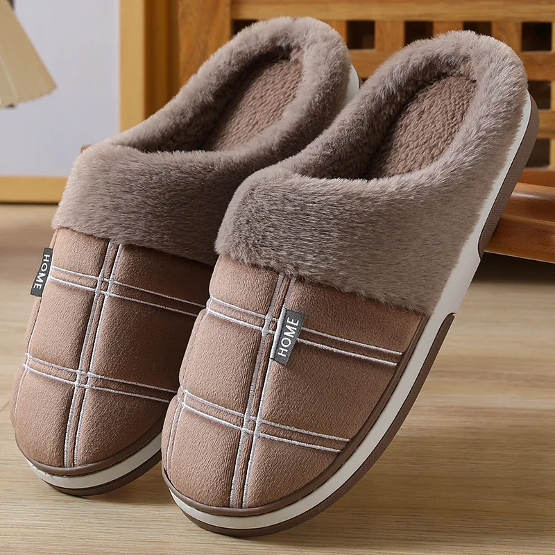 Cálidas Zapatillas de Felpa con Suela Antideslizante para Invierno, Comodidad y Calor para Tus Pies en Casa