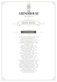 The Grind House By Cafe 13 menu 6