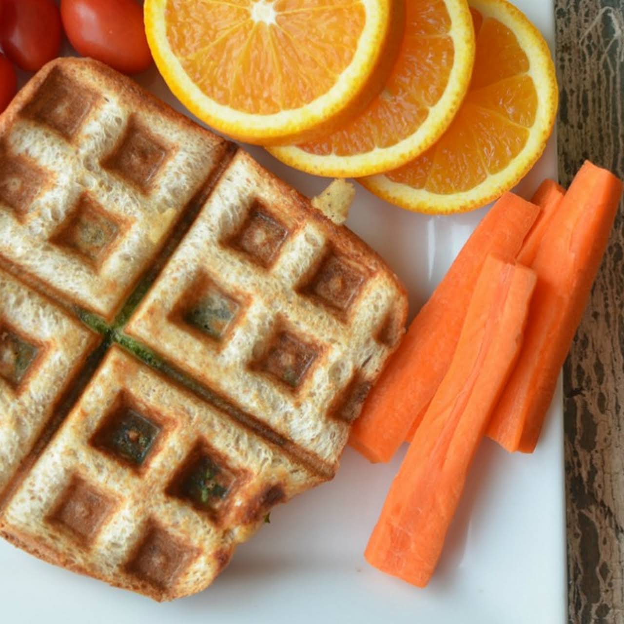 Healthy Grilled Cheese Wafflewich