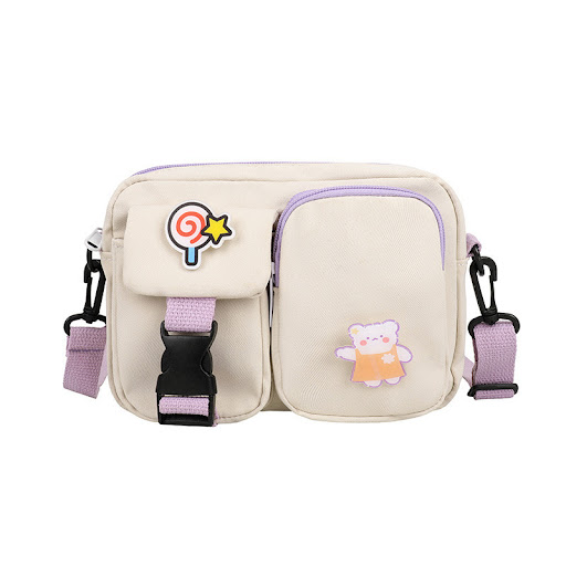 Title 3, Girl Student One-shoulder Messenger Bag Mori Ca...