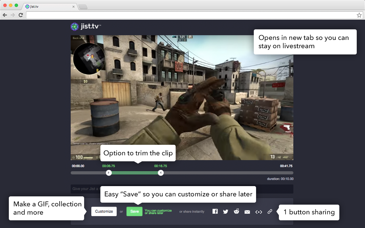 Jist.tv Chrome Extension Preview image 2