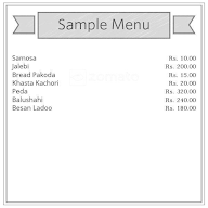 Anshika Sweets And Fast Food menu 1