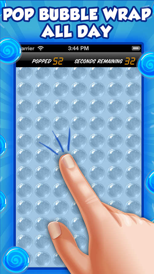 Android application Bubble Wrap Popping - Classic screenshort