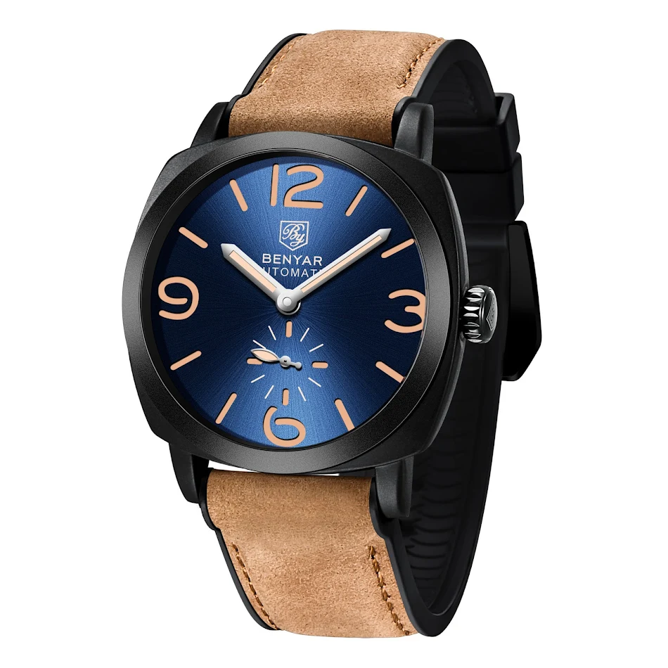 Casual Spiraal Crown Pin Buckle Mechanisch Horloge