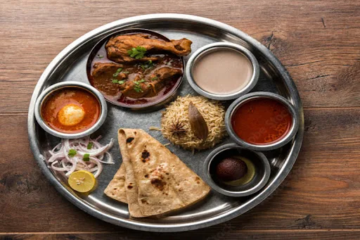 Special Non-Veg Phulka/Paratha Thali