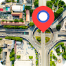 Satellite map & street view icon