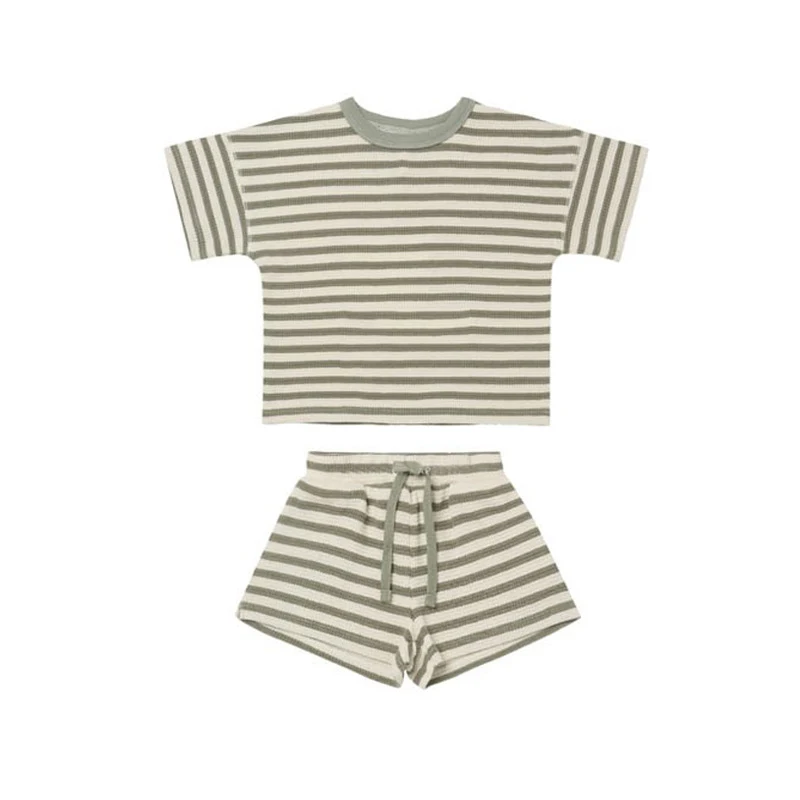Title 4, Ensemble deux pièces bébé fille, haut gaufré à ...
