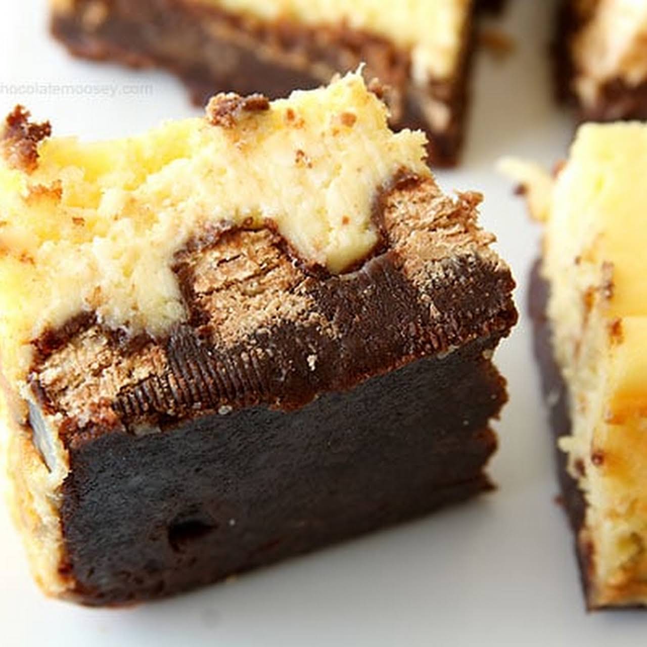 Kit Kat Cheesecake Brownies