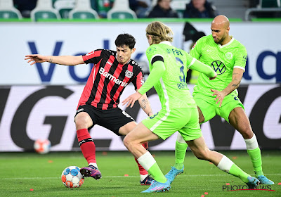 Leverkusen s'impose sur la pelouse du Wolfsburg de Bornauw et Vranckx