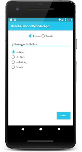 Base64 Encoder Decoder, No Wrap, URL Safe