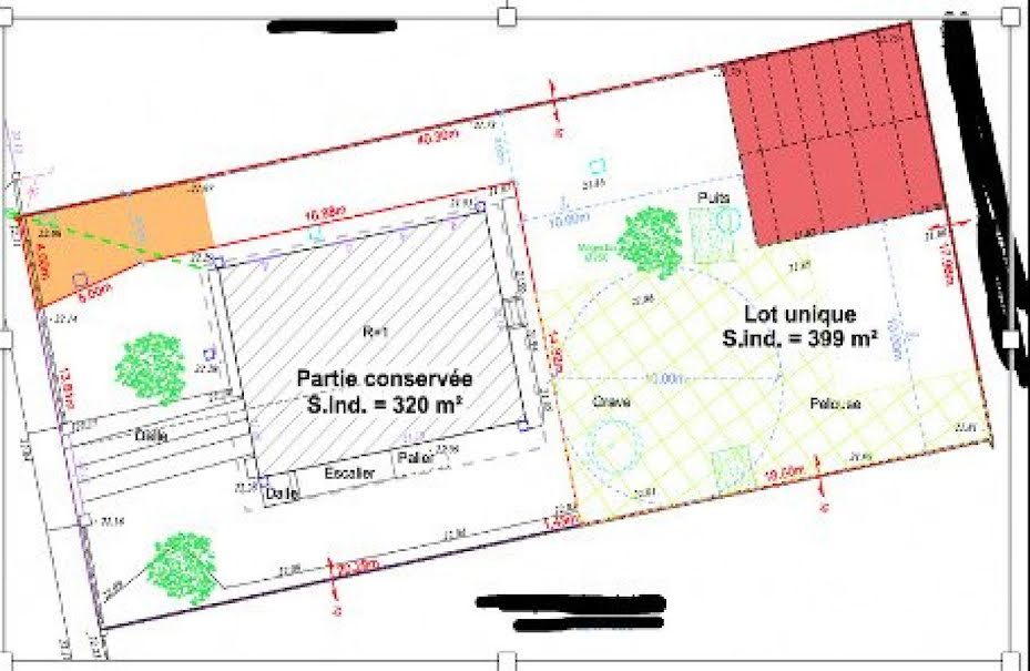 Vente terrain  400 m² à Saint-Médard-en-Jalles (33160), 185 000 €