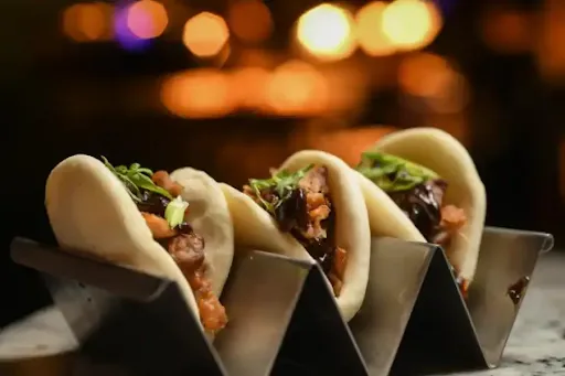 Black Bean Chicken Bao