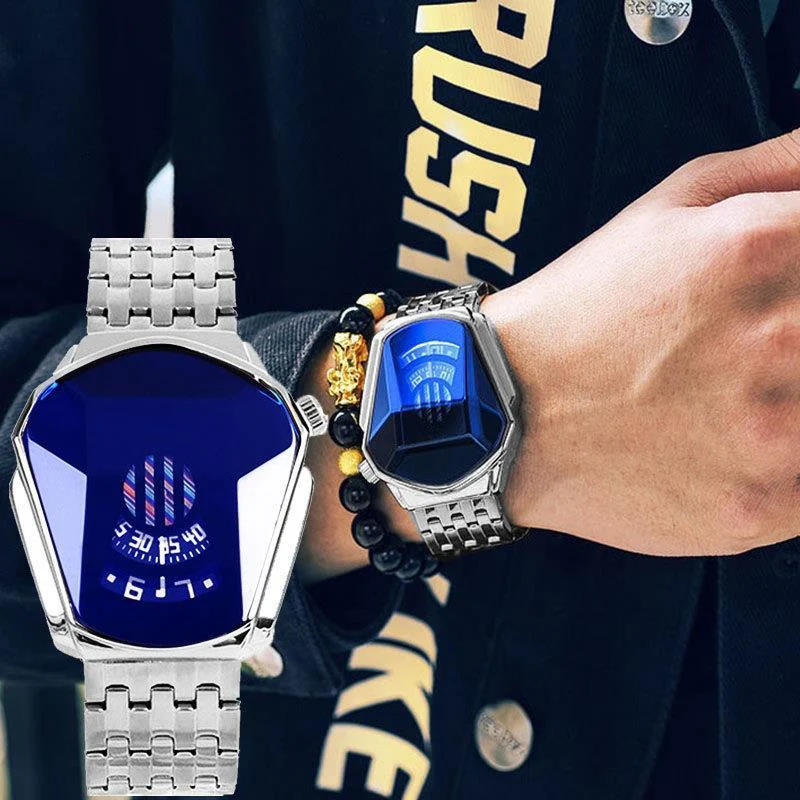 Heren quartz horloge met een band van gelegeerd staal, stijlvol en duurzaam. Ideaal voor dagelijks gebruik en speciale gelegenheden.