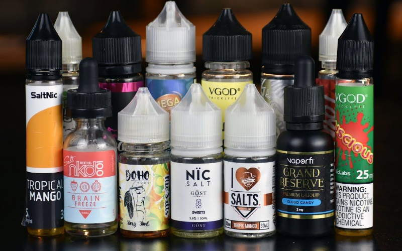 Several flavors to taste is one of the advantages of vaping