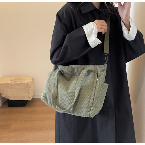 Title 10, Womens Corduroy Bag Large Capacity New Autumn ...