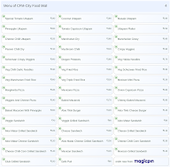 CFM-City Food Mall menu 4