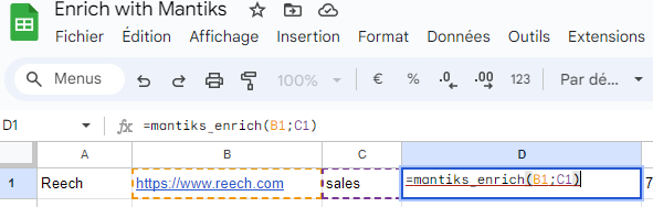 Enrichir une liste d'entreprises avec leur recrutement