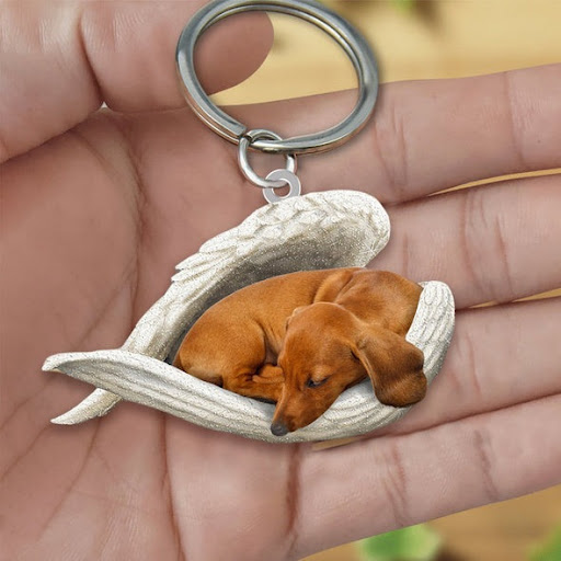 Title 1, Creative Fashion Cute Dog-shaped Acrylic Keycha...