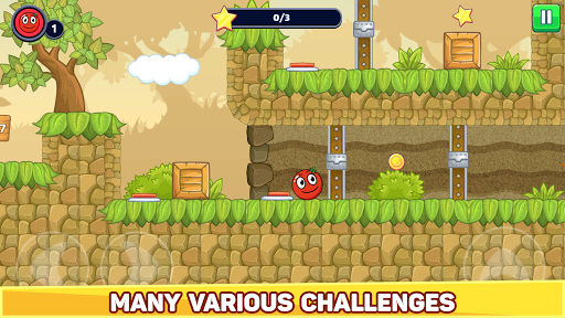 Bounce Ball 5 - Red Jump Ball Hero Adventure screenshots 3